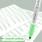 Green Ultra Fine Point Permanent Markers, 20 Pack, 0.4 mm, Precision Extra Fine Tip for Detailed Writing, Art, Crafts & Labeling on Paper, Plastic, Glass, Metal, Waterproof, Fade-Resistant Ink ﻿