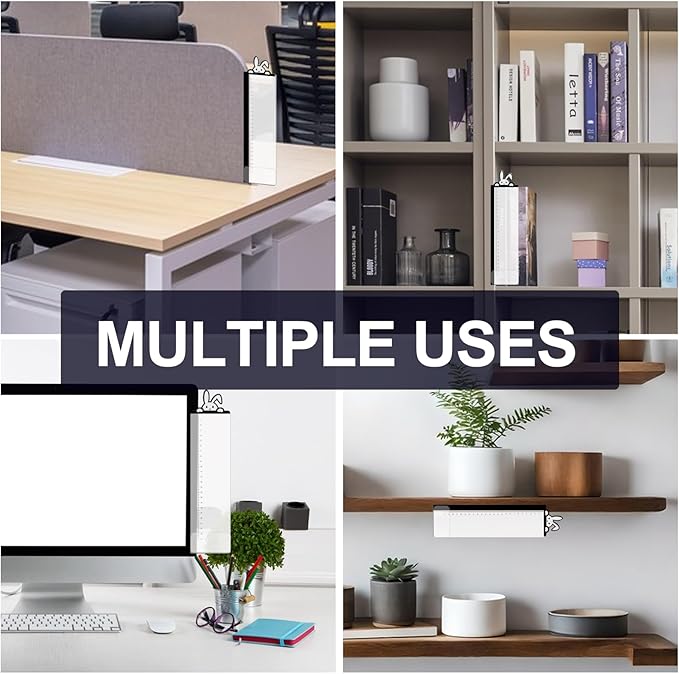 2pcs Office Desk Accessories Monitor Memo Board Computer Message Board Office Supplies for Women Men Computer Sticky Note Holder Home Desktop Message Office Decor (Rabbit Monitor Memo Board)