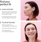 Loop Dream – Silicone/Memory Foam Earplugs for Sleep Comfort | Comfortable Ear Plugs for Muffling Snoring & Sleeping | Customized Fit | 27dB (SNR) Noise Reduction