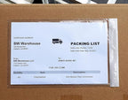Premium 6''x10'' Packing List Envelope, Tailored Size for Letter-size Paper Folded in Half, Adhesive Shipping Label Pouch/Sleeve (100 pack)
