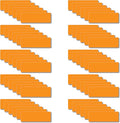 Magnetic Dry Erase Magnets Labels 3x1 inches, Reusable Name Tags, Organizing Schedules in Office/Classroom. Work on Fridge/White Board (Orange 60Pcs)