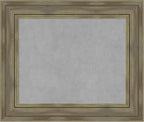 Amanti Art Grey Framed Magnetic Board 22x26 Small Vision Board for use with Magnets, 100% Metal Sheet to Display Items as Office Decor or for Home Organization in mudroom, Kitchen or Kids Room