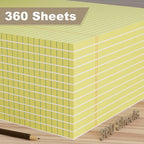 AILZFEI 12 Pack Yellow Legal Pads 8.5 x 11.75 College Ruled Yellow Note Pad Narrow Ruled 30 Sheets Notepads Perforated Writing Pad Clear Print 8x11 Legal Pads Pads of Paper