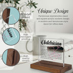 Obstetrician Appreciation Gift for Women’s Healthcare Providers, Thank You Desk Decor Sign for OB Doctors, Pregnancy Care Recognition Plaque PA065