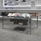 Regal Altair 24" Deep x 36" Wide x 14" Height Wire Shelving Kit | 2-Tier | NSF Commercial Storage Rack Unit