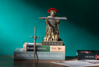 HDMbigmi Centurion Cloak Warrior Knight Pen Holder Mobile Phone Stand Desk Organizers and Accessories as Gift for Office and Home (Bronze)