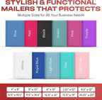 Fuchsia Small Poly Bubble Mailers 6x10 inch #0 | Self Seal Padded Envelopes | Cushioned Bubble Mailer | Usable Size 6x9 | WaterProof | Lightweight mailing Shipping Bags | 250 Pack Bulk | Made in USA