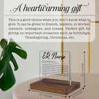 Emergency Nurse Gifts, Thank You Appreciation Gifts for ER Nurse Week Graduation Birthday Christmas Emergency Office Desk Decor Decorative Signs Plaque PA002