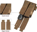 EXCELLENT ELITE SPANKER Molle Single/Double Pistol Mag Pouch Tactical Magazine Pouch Tool Organizer Holder