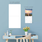 Graphique 2024 Serenity Mini Wall Calendar | 7” x 7” | Thick Paper | Home & Office Organizer | Large Monthly Grid | 3 Languages & Marked Holidays | 4 Month Preview Page for 2025