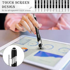 Zonon 12 Pcs Inspirational Pens Bulk Funny Ballpoint Pen with Stylus Tip Motivational Gifts for Valentine's Day Teacher Coworkers Nurse School Office Supplies(Black,Bible Style)