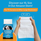 Screen Cleaner Wipes by iCloth – Individually Wrapped – Travel Size – Streak-Free (24 Large Wipes)