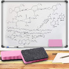Dry Erase Erasers, 8 Pack Magnetic Whiteboard Eraser Chalkboard Eraser Dry Eraser for Classroom Office and Home (8pcs Pink)