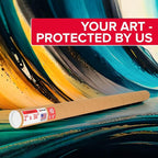 Paclord 2" x 36" Heavy-Duty Reinforced Cardboard Mailing Tube, Pack of 6 Tubes with 12 Caps – Secure USPS Approved – Great for Shipping and Storing of Prints, Artwork, Posters or Documents
