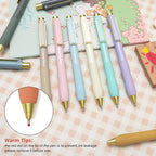 Linbsunne Ballpoint Pens Black Ink Pen 1.0mm Medium Point with Super Soft Grip(12-count)