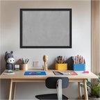 Amanti Art Black Framed Magnetic Board 20x26 Medium Vision Board for use with Magnets, 100% Metal Sheet to Display Items as Office Decor or for Home Organization in mudroom, Kitchen or Kids Room