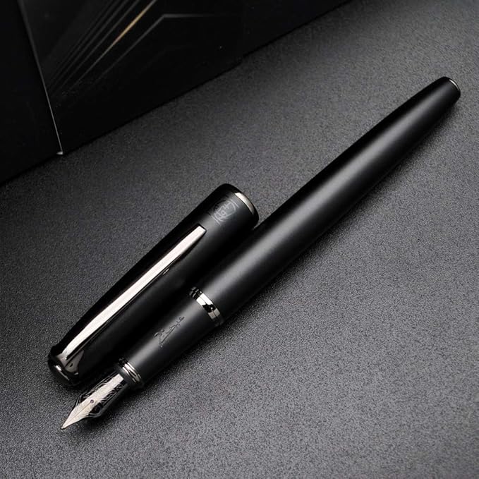 czxwyst Picasso 916 Malage Fountain Pen Original Box New Version (Sunset Gray, Medium Nib 0.7mm)