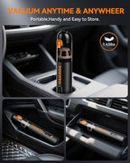 yoyoto Car Vacuum, Handheld Vacuum Cordless with 21000Pa Powerful Suction & 3 Modes, 4-in-1 Portable Hand Held Mini Vacuum Cleaner Rechargeable, Ultra Light for Car Home Office (Black)
