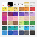 ARTISTRO 42 Acrylic Paint Pens, Art Set Acrylic Markers for Textile, Canvas, Rock, Glass, Wood, Paper, Pumpkin, DIY, Paint Markers for Kids and Adults