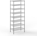 Regal Altair 18" Deep x 30" Wide x 74" Height Wire Shelving Kit | 8-Tier | NSF Commercial Storage Rack Unit