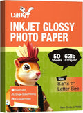 Uinkit Glossy Photo Paper 11.1mil 230g For Inkjet Printer Only (8.5X11X50)