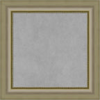 Amanti Art Silver Framed Magnetic Board 21x21 Small Vision Board for use with Magnets, 100% Metal Sheet to Display Items as Office Decor or for Home Organization in mudroom, Kitchen or Kids Room
