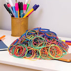 HAIDIBAO Rubber Bands Assorted Sizes 0.5lbs Multicolor Elastic Bands for Office supplies size:#16,#18,#19,#32,#33,#64,#117A
