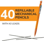 BIC Xtra Smooth Mechanical Pencil, 0.7 mm Medium Point, Refillable and Retractable, 40-Count Pack