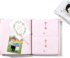 Savor | The Folio™ Document Organizer 2025 Edition | Premium Life Binder Acid-Free Custom Dyed Cloth-Bound Accordion Organizer w/ 10 Expandable Pockets | File Folders for Home Organization (Pink)