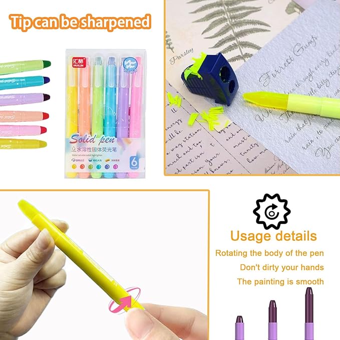ZAYSWDNS 23 Pcs Bible Journaling Kit, No Bleed, set 6 GelHighlighters 8 Erasable Pens and 8 Refills & 1 Eraser, erasablecolored pens, for Bible Study Journaling Planner Notes School supplies