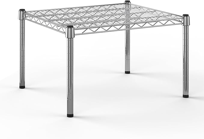 Regal Altair 21''W x 24''L x 14''H Chrome Plated Wire Dunnage Rack | Off The Floor Storage