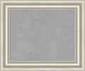 Amanti Art Silver Framed Magnetic Board 22x26 Small Vision Board for use with Magnets, 100% Metal Sheet to Display Items as Office Decor or for Home Organization in mudroom, Kitchen or Kids Room