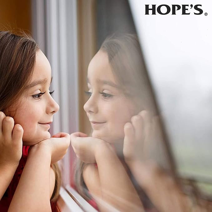 HOPE'S Perfect Glass Cleaner Spray, Streak-Free, Ammonia-Free Window, Mirror, Screen, Tinted Glass, and Shower Door Cleaner, Indoor and Outdoor Glass Surfaces, 32 Fl Oz, Pack of 6