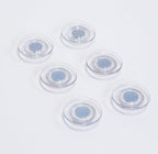 Clear Button Magnets for Glass Boards and Magnetic Whiteboards, Refrigerators, Cabinets - 6 Pack