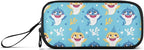 BOENLE Custom Cute Baby Shark Pencil Case Box Boys Girls Personalized Name Large Pencil Pouch Stationery Pen Bag Organizer for Kids Adults School Office