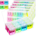 Teling 660 Pcs Manual Pencil Sharpeners Bulk Handheld Dual Holes Pencil Sharpeners for Kids Colorful Portable Compact Sharpener with Lid for Students School Class Home Office Supply