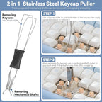 Keyboard Cleaner kit,Computer Cleaning kit,Mechanical Keyboard Cleaning kit,Anti-Static Brush,Small Cleaning Brush, Cleaning kit Compatible Laptop/PC/Computer/Keyboard/Laptop/Camera/Phone/Earbud