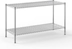 Regal Altair 24" Deep x 60" Wide x 34" Height Wire Shelving Kit | 2-Tier | NSF Commercial Storage Rack Unit