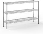 Regal Altair 14" Deep x 54" Wide x 34" Height Wire Shelving Kit | 3-Tier | NSF Commercial Storage Rack Unit