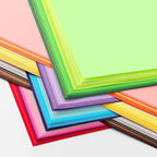 80 Sheets 8.5" X 11" Colored Cardstock, 80 Assorted Colors 180 GSM/65 LB Construction Paper Card Stock Printer Paper for Printing, Card Making, DIY Crafts, Kids School Supplies,Party Decorations