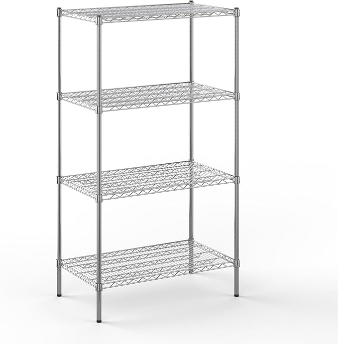 Regal Altair 21" Deep x 36" Wide x 64" Height Wire Shelving Kit | 4-Tier | NSF Commercial Storage Rack Unit