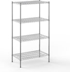 Regal Altair 21" Deep x 36" Wide x 64" Height Wire Shelving Kit | 4-Tier | NSF Commercial Storage Rack Unit