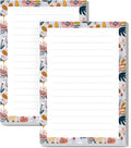 SXboxing Sticky Notes 4X6 Inches, 2 Pack Large Cute Self-Stick Pads, Bright Funny Memo Pads Easy to Stick for Home, Office Blue Boho Flowers