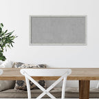 Amanti Art Silver Framed Magnetic Board 13x25 Small Vision Board for use with Magnets, 100% Metal Sheet to Display Items as Office Decor or for Home Organization in mudroom, Kitchen or Kids Room