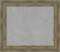 Amanti Art Grey Framed Magnetic Board 26x30 Medium Vision Board for use with Magnets, 100% Metal Sheet to Display Items as Office Decor or for Home Organization in mudroom, Kitchen or Kids Room