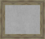 Amanti Art Grey Framed Magnetic Board 26x30 Medium Vision Board for use with Magnets, 100% Metal Sheet to Display Items as Office Decor or for Home Organization in mudroom, Kitchen or Kids Room