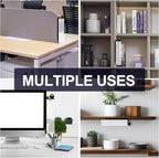 Office Desk Accessories 2pcs Multifunction Computer Monitor Memo Board - Transparent Computer Side Panel Memo Creative Monitor Side Panel Suitable for Office Home Desktop