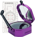 Brunton Standard Transit Azimuth Purple + Map Multi-Tool Card, Professional Geology & Field Mapping Bundle