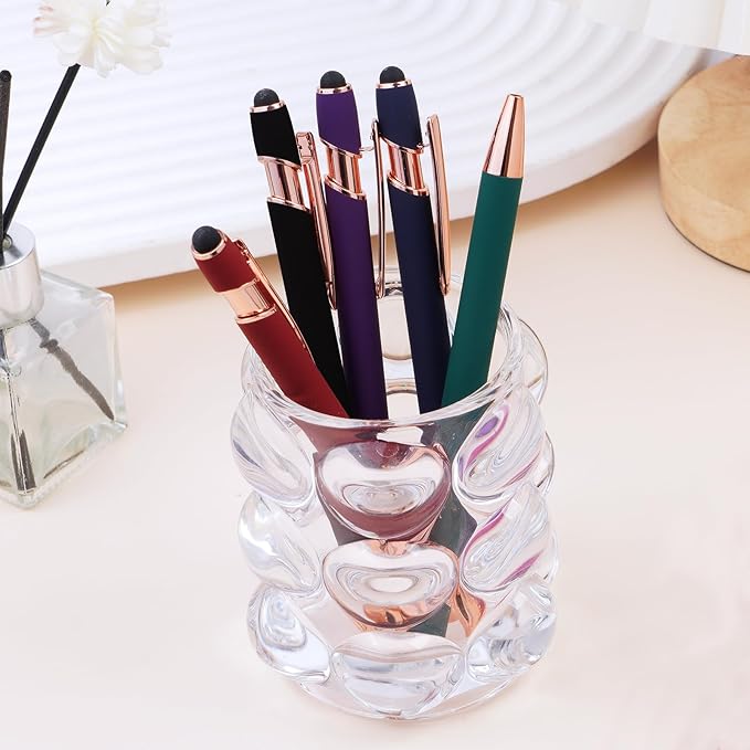 Vebermo 15 Pack Motivational Pen Set - Inspirational Quotes Retractable Ballpoint Pens for Office School Supplies, Encouragement Gifts for Women & Men, Multicolor