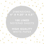 Graphique Magnetic Notepad, Chambray – 100 Sheets, 4” x 9.25” x .5” – Front Says, “Shopping List”, Sticks to Any Magnetic Surface, Perfect for Shopping and Grocery Lists, Makes a Great Gift